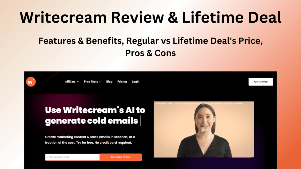 Writecream Lifetime Deal